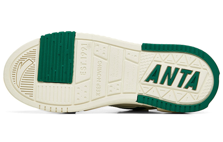 ANTA Skateboarding Series Sneakers 'White Green' 912218065-4