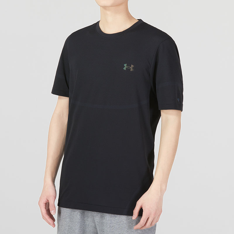 Under Armour Rush Seamless Legacy T-Shirt 'Black' 1376781-001