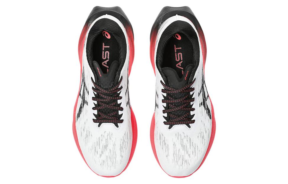 (WMNS) ASICS Novablast 3 'White Black Electric Red' 1012B288-104