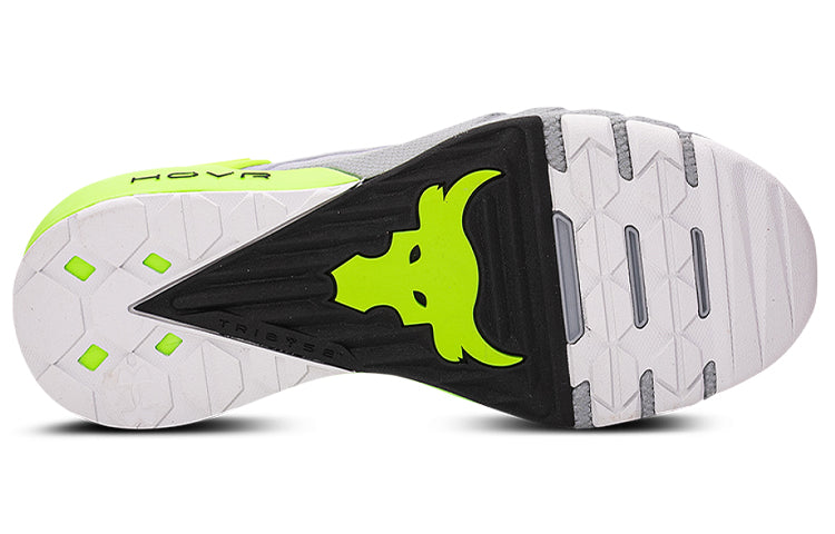 (WMNS) Under Armour Project Rock 3 'Grey Volt' 3023005-112