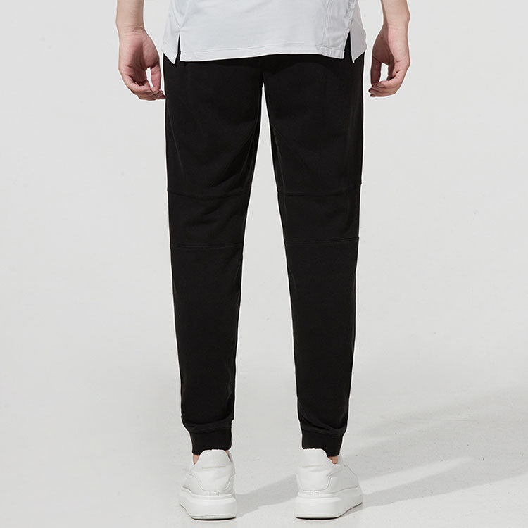 Men's Air Jordan As J Df Air Flc Pant Logo Distress Sports Knit Bundle Feet Long Pants/Trousers Autumn Black DA9859-010