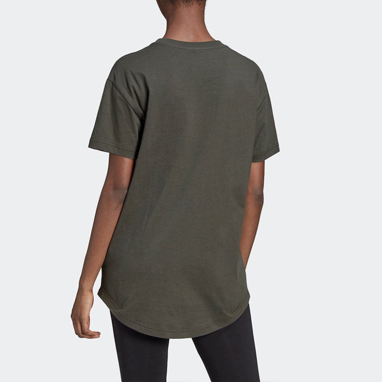 (WMNS) adidas Sports Round-neck Brown ED6174