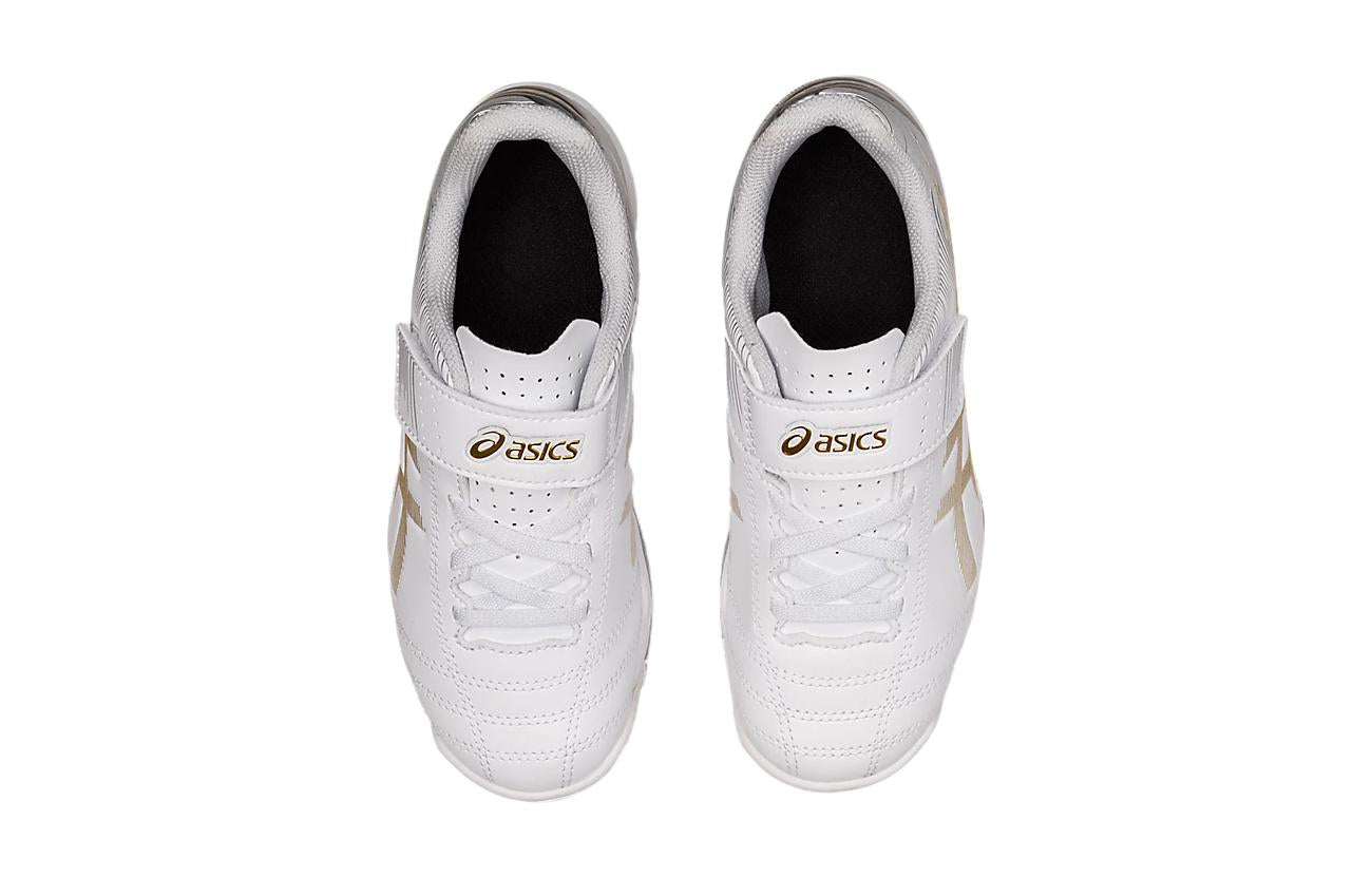 (GS) ASICS Juniole 6 TF Turf 'White Gold Grey' 1104A045-122