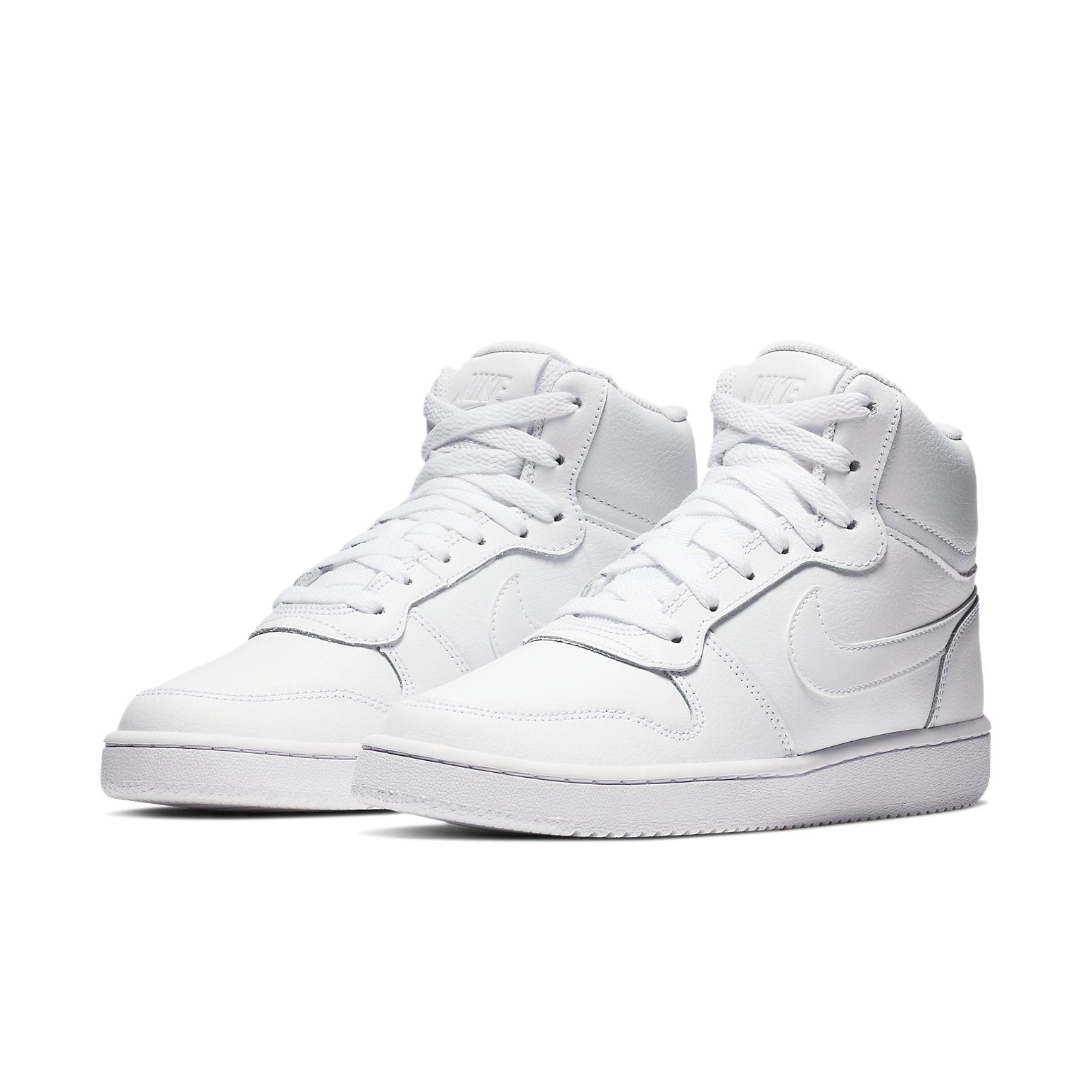 (WMNS) Nike Ebernon Mid 'Triple White' AQ1778-100