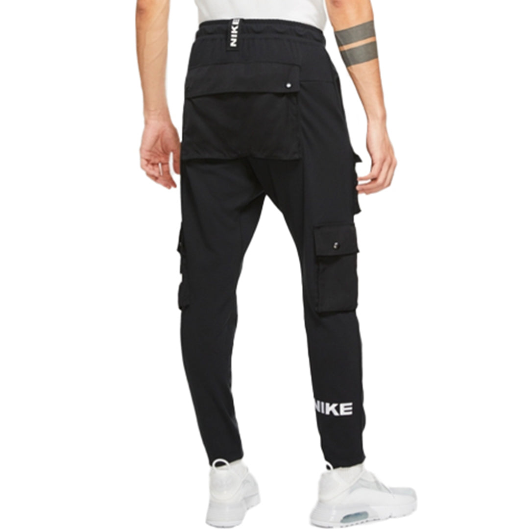 Nike Cargo Pocket Knit Sports Long Pants Asia Sizing 'Black' DB3612-010