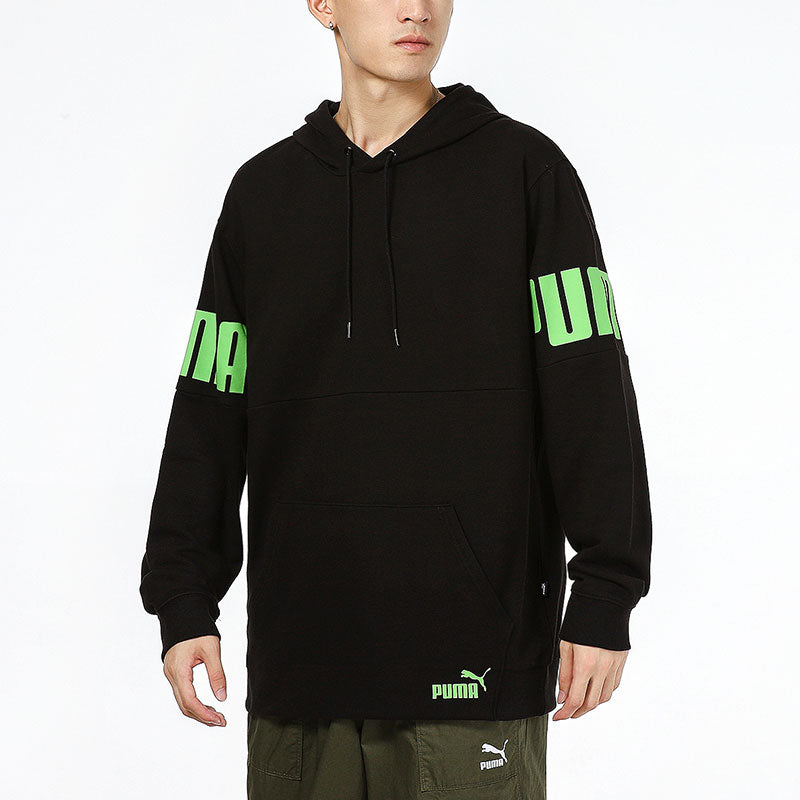 PUMA Logo Printing Sports Breathable Black 847723-51