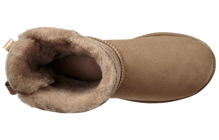 (WMNS) UGG Mini Bailey Bow II Boot Snow boots Light Brown 1016501-ALP