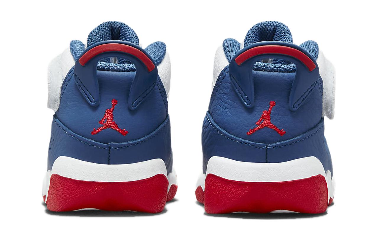 (TD) Air Jordan 6 Rings 'White True Blue' 323420-140