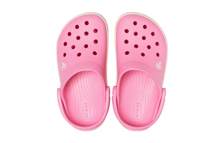 (GS) Crocs Crocband Rainbow Glitter Clogs 'Pink' 206151-669