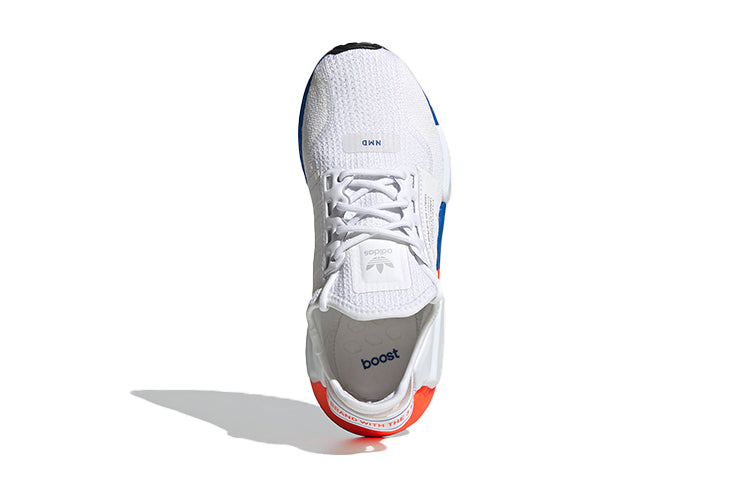 (GS) adidas originals NMD_R1 V2 J 'White Blue Orange' FX4269