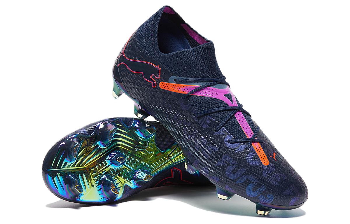 PUMA Future 7 Ultimate FG/AG Soccer Cleats 'Navy Pink Red' 107834-01