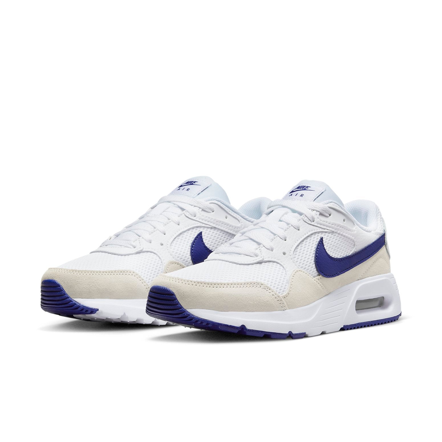 (WMNS) Nike Air Max SC 'White Deep Royal Blue' CW4554-110