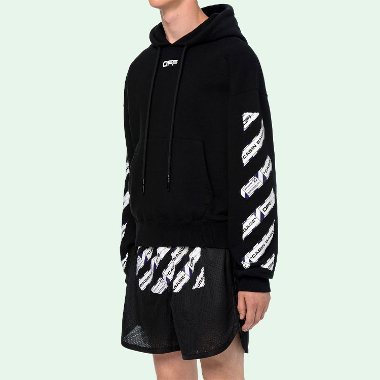 Off-White Back Arrow Printing Loose Black OMBB037S20E300031088