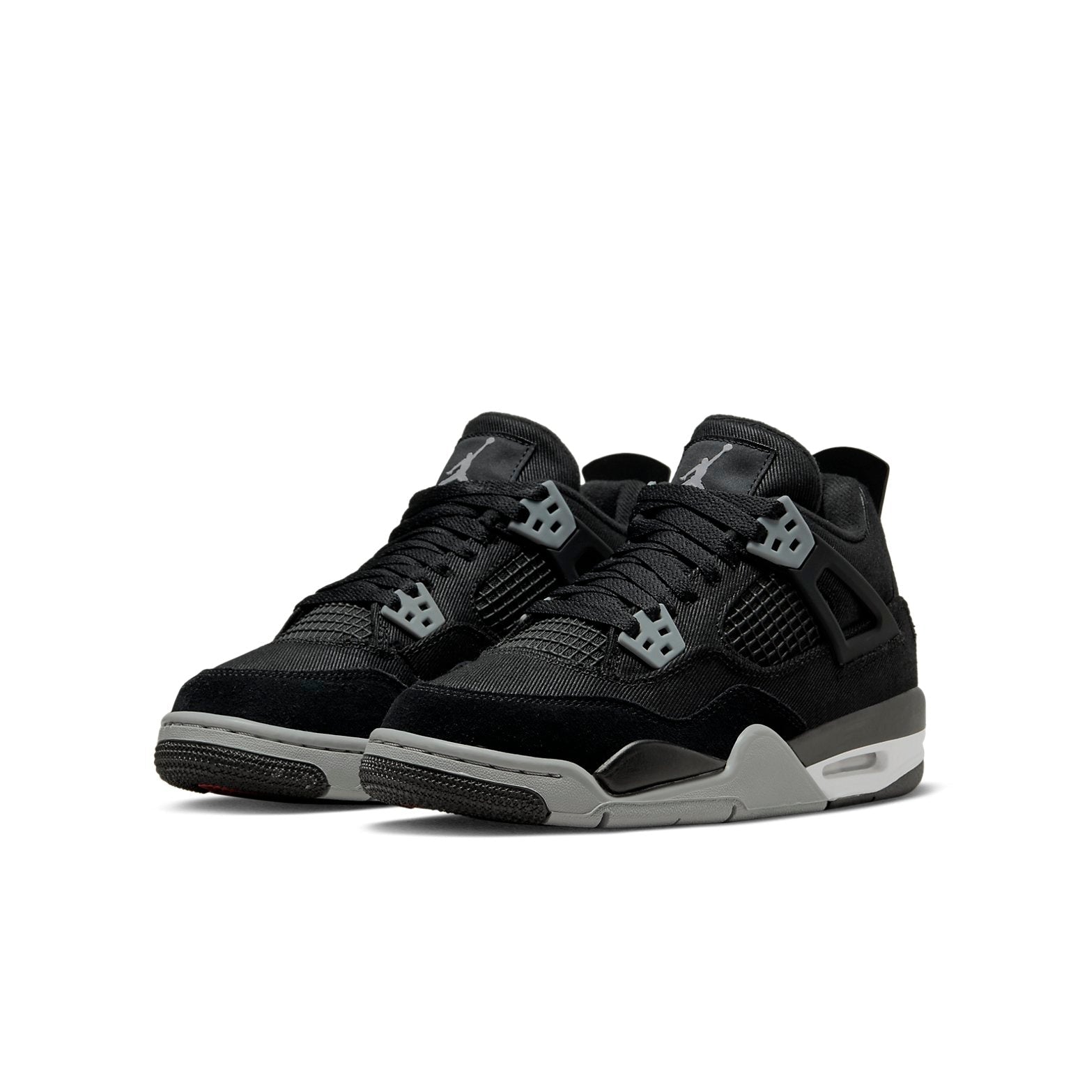 (GS) Air Jordan 4 Retro SE 'Black Canvas' DV0553-006