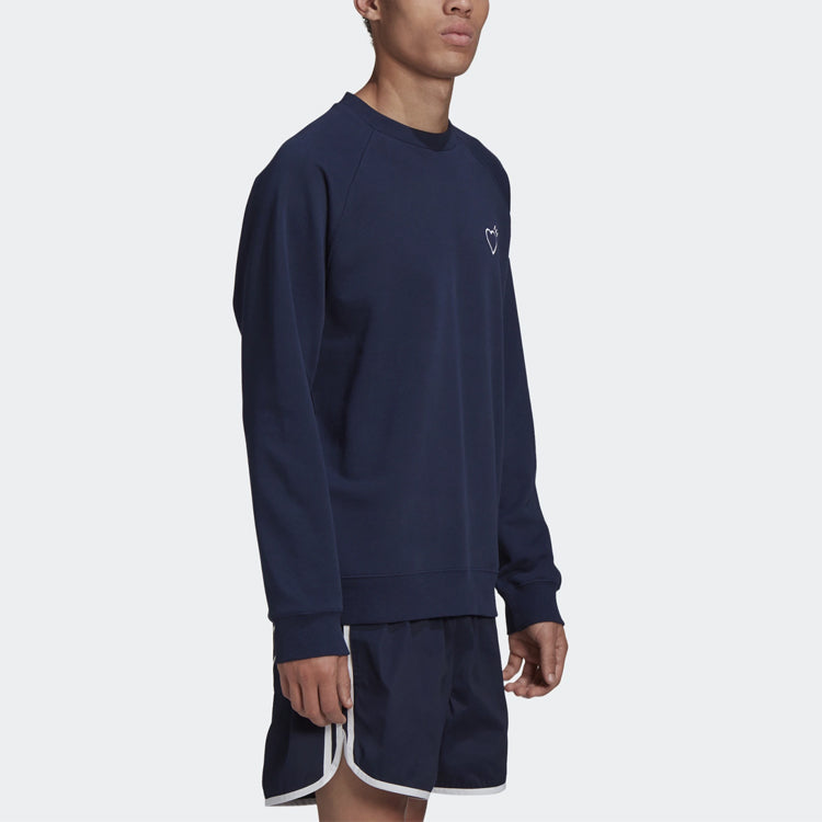 adidas originals x HUMAN MADE Sweatshirt Navy GM4268