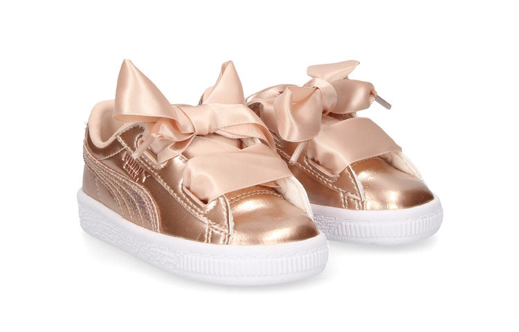 (TD) PUMA Basket Heart Lunar Lux 'Creamed Tan' 365995-02