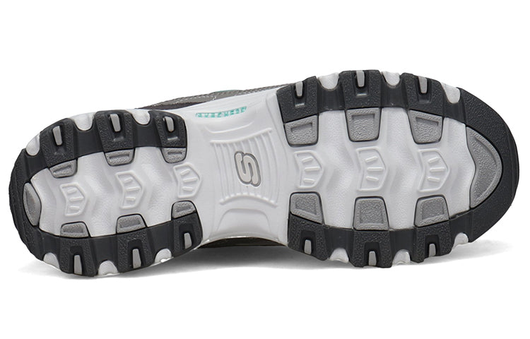 (WMNS) Skechers D'Lites 1.0 Low-Top Running Shoes Grey 11947-GYLP