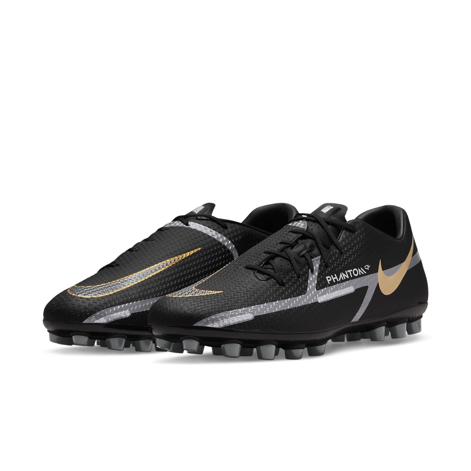 Nike Phantom GT2 Academy AG 'Black Dark Grey Metallic Gold' DC0798-007