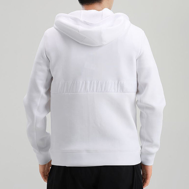 Air Jordan Fleece Full-length zipper Cardigan Jacket White CK6448-100
