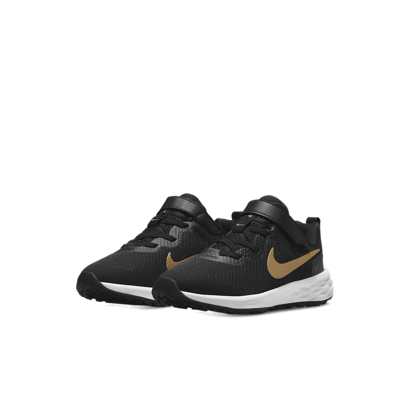 (PS) Nike Revolution 6 'Black Metallic Gold' DD1095-002
