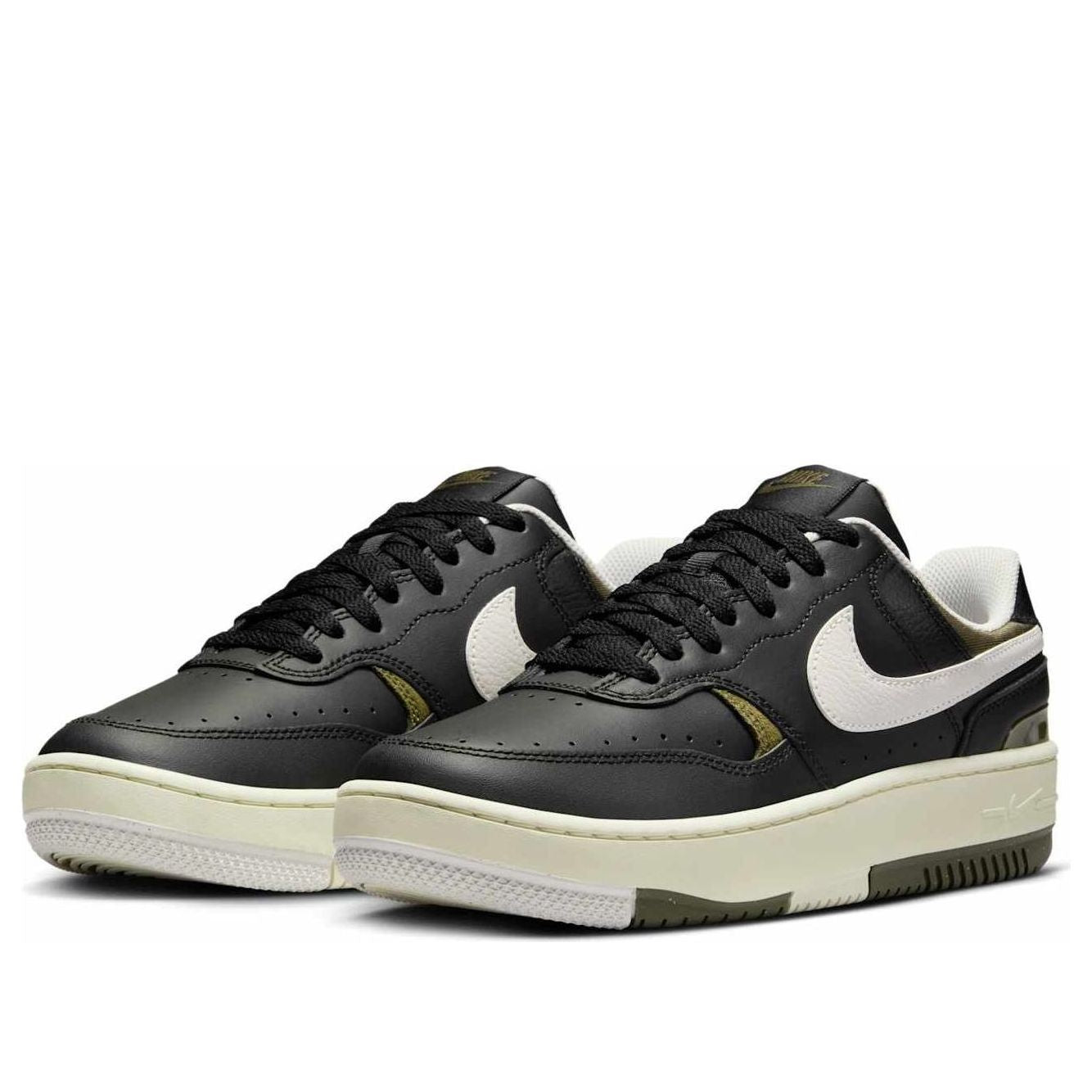(WMNS) Nike Gamma Force 'Black Cargo Khaki Coconut Milk Phantom' DX9176-003