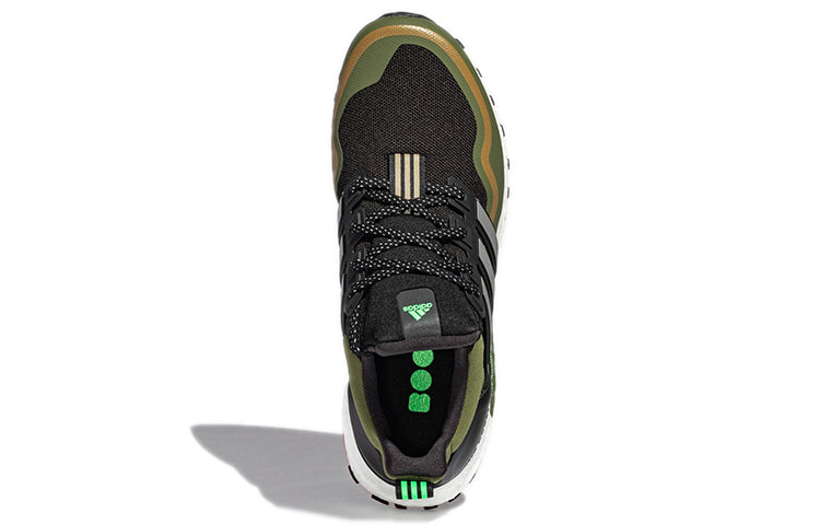 adidas Ultra Boost ATR Cozy Wear-Resistant Black Green 'Black Green White' GY6311