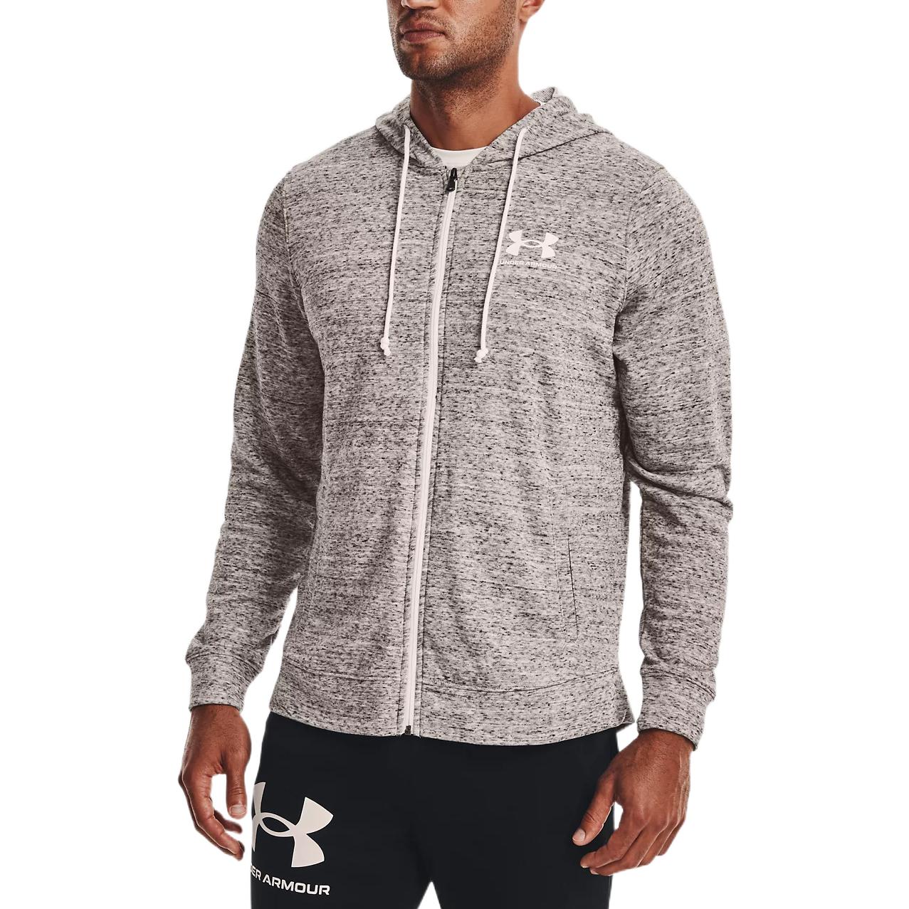 Under Armour Rival Terry Hooded Jacket 'Grey' 1370409-112