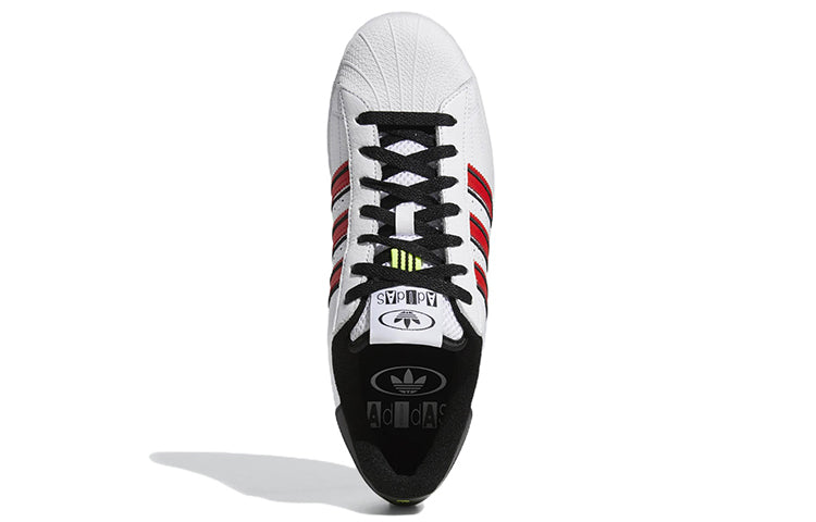 adidas Superstar 'Cloud White Outlined Red Stripes' GX6026