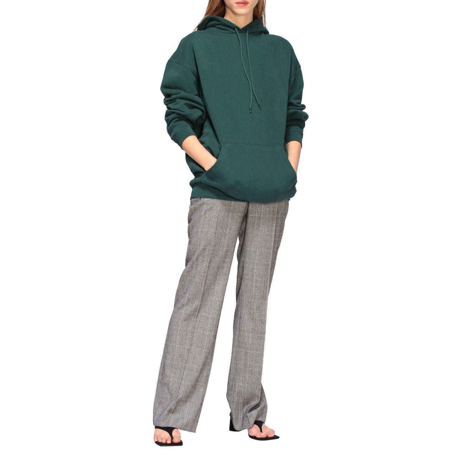 Balenciaga Back Alphabet Logo Loose Green 570798THV793230