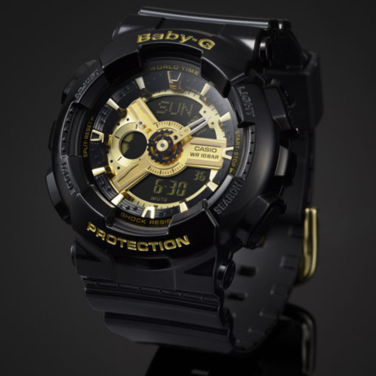 CASIO Baby-G 'Black Gold' BA-110-1A