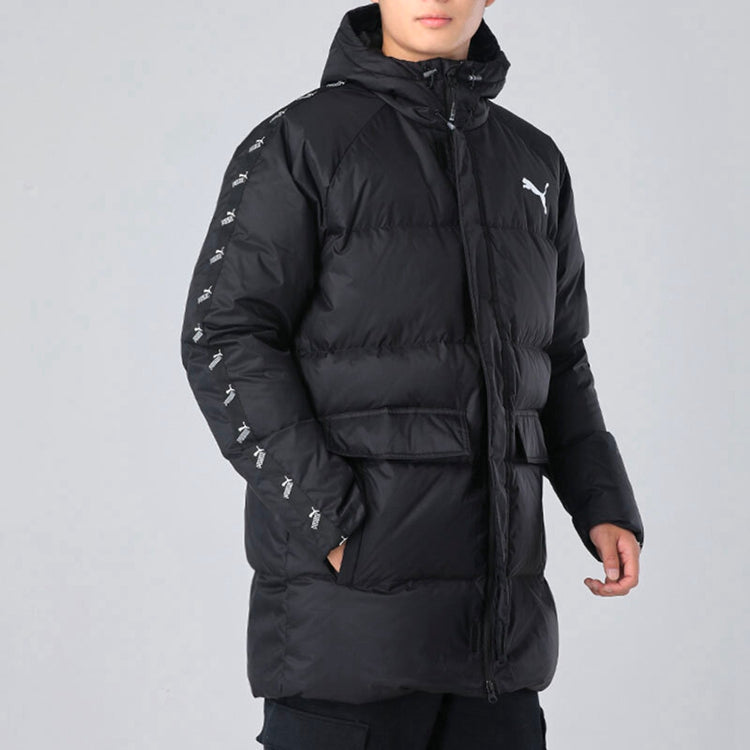 PUMA Solid Down Jacket 'Black White' 585513-01