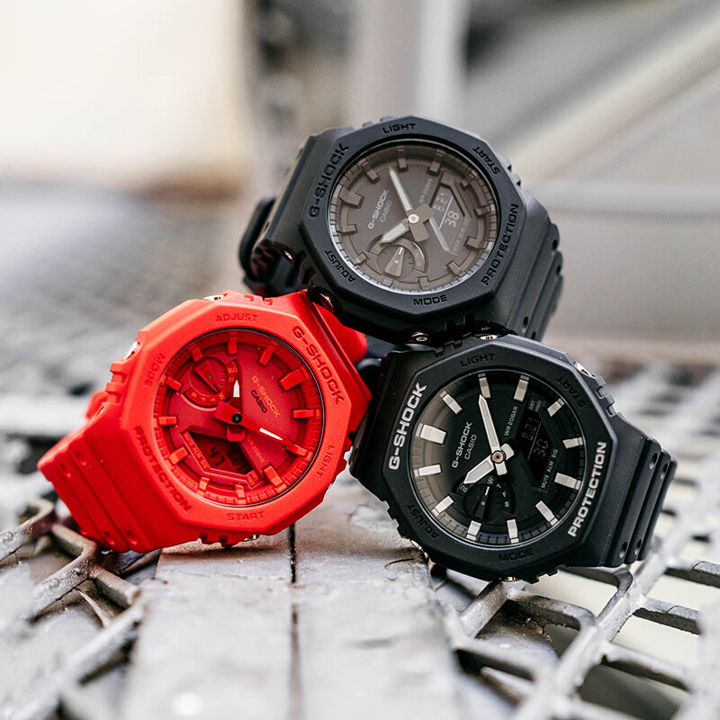 CASIO G-Shock Analog-Digital 'Red' GA-2100-4APR-PERSON