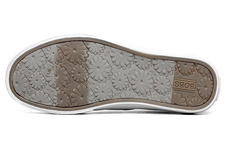 (WMNS) Skechers Bobs Marley Jr Wag Swag 'White Grey Black' 33297-BKGY