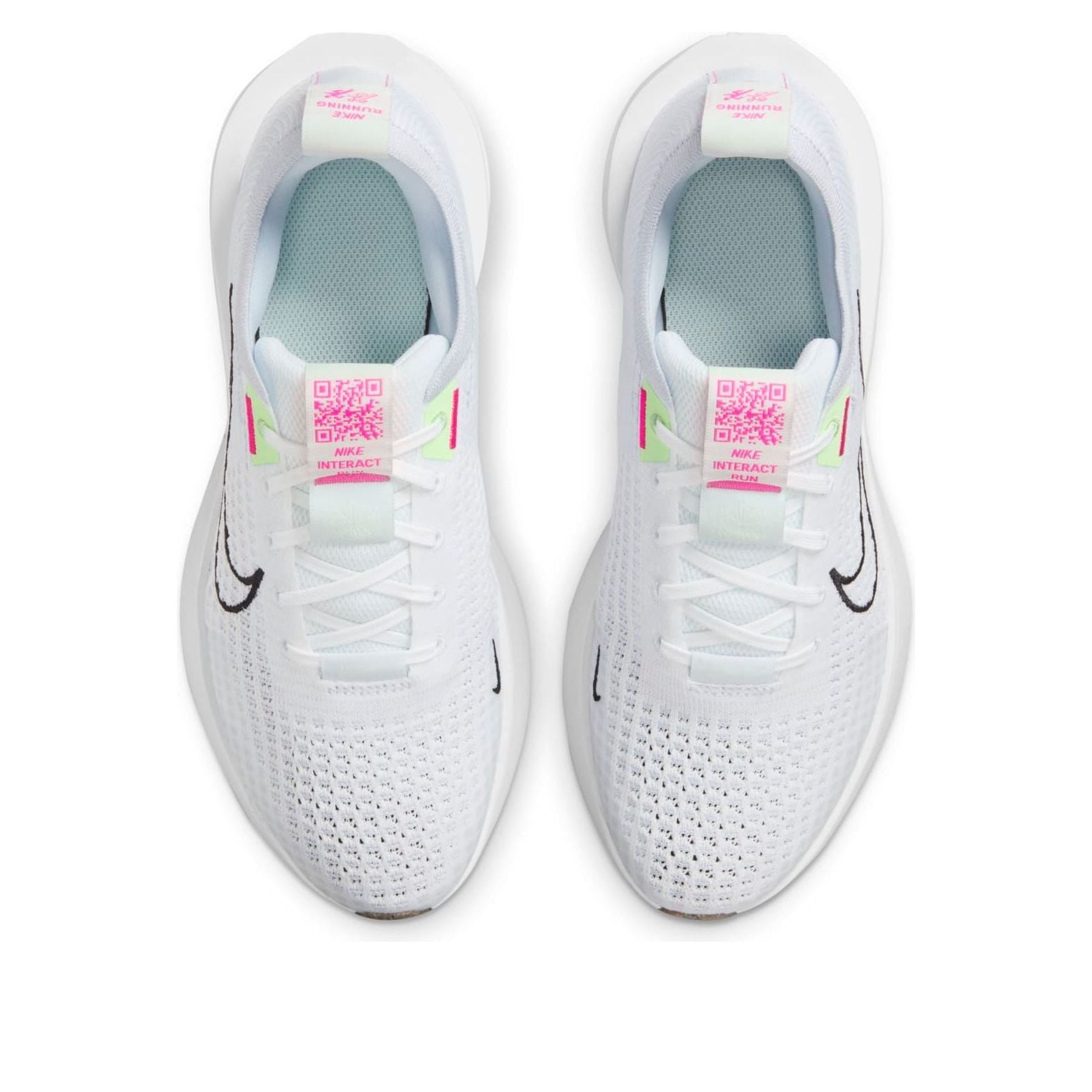 (WMNS) Nike Interact Run 'White Black Green' FD2292-102