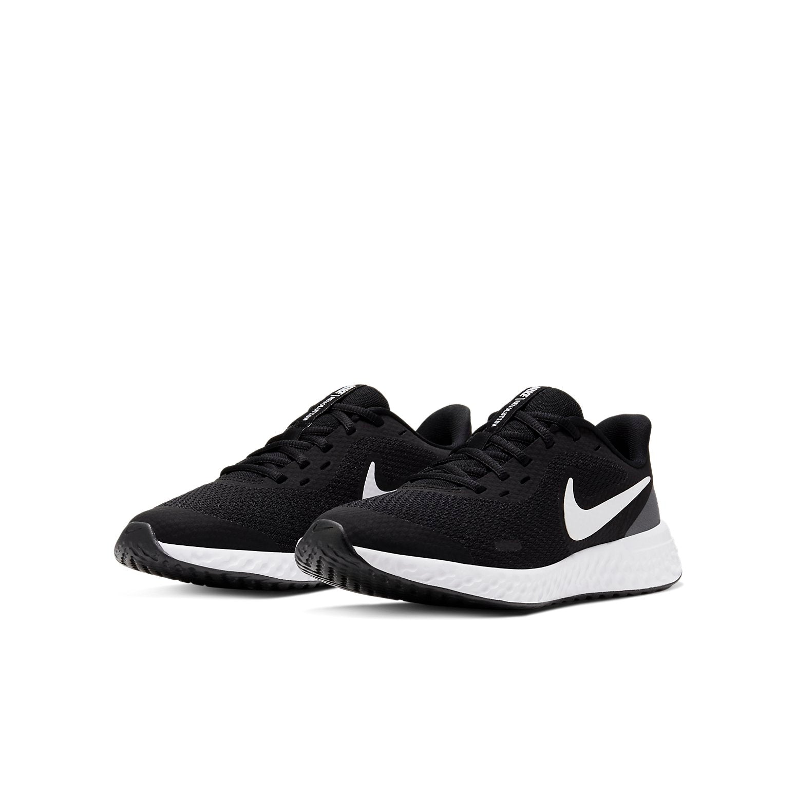 (GS) Nike Revolution 5 'Black White' BQ5671-003