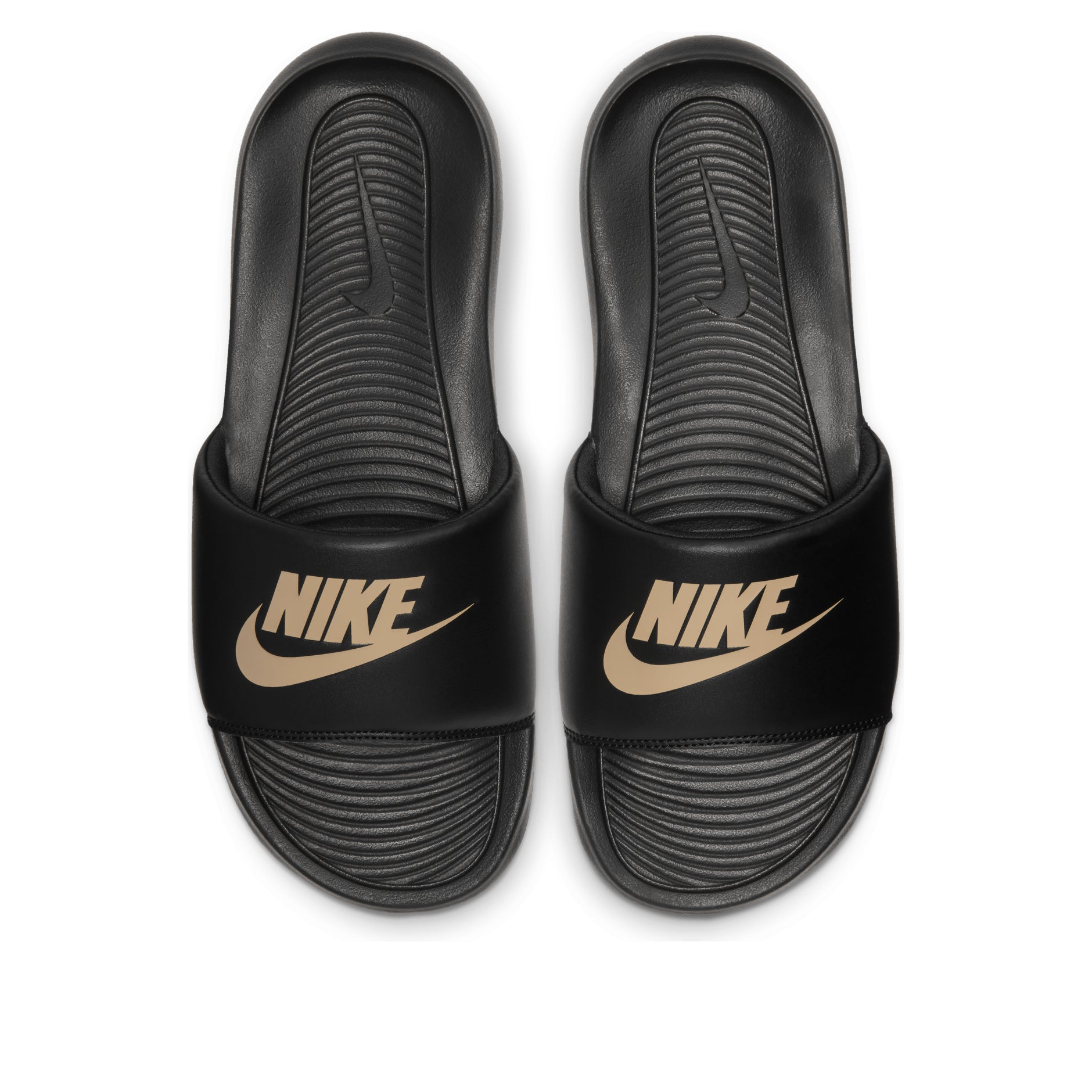 Nike Victori One Slide 'Black Metallic Gold' CN9675-006