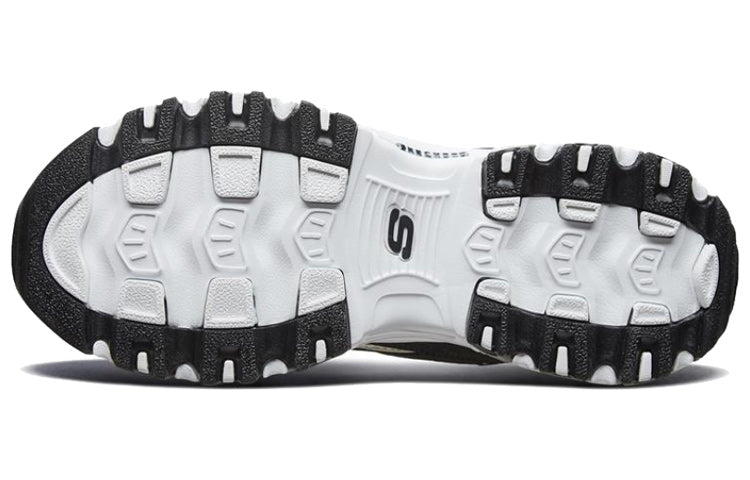 (WMNS) Skechers D Lites 1.0 Running Shoes 'Black And White' 66666254-BKW