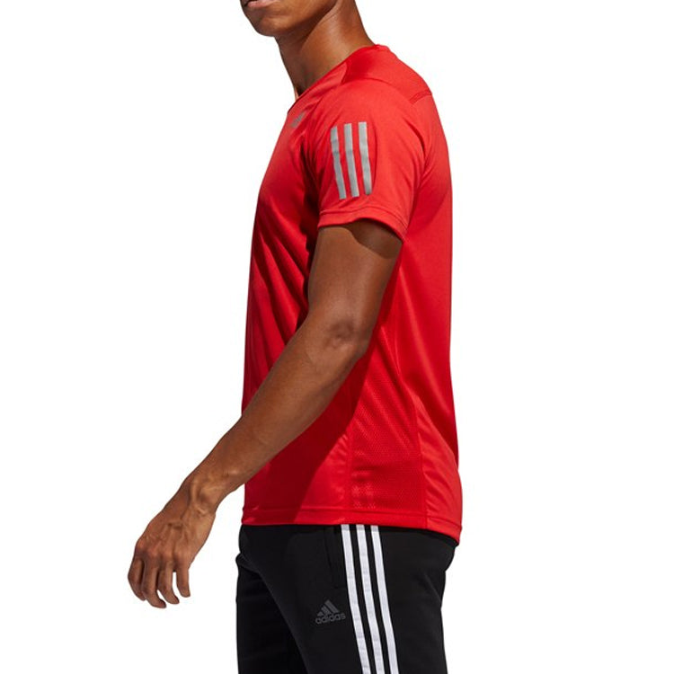 adidas Own The Run Tee Running Short Sleeve Red FL6944
