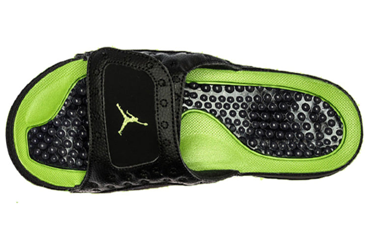Jordan Hydro 13 Retro Slide 'Black Green' 684915-025