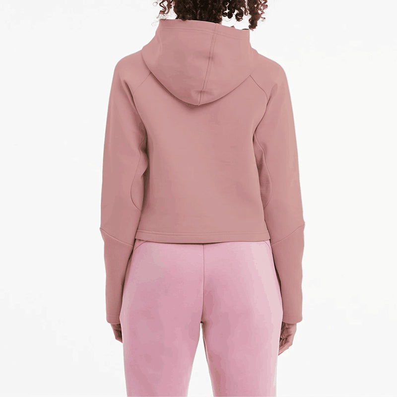 (WMNS) PUMA Evostripe Short Hoodie 'Pink' 585233-16
