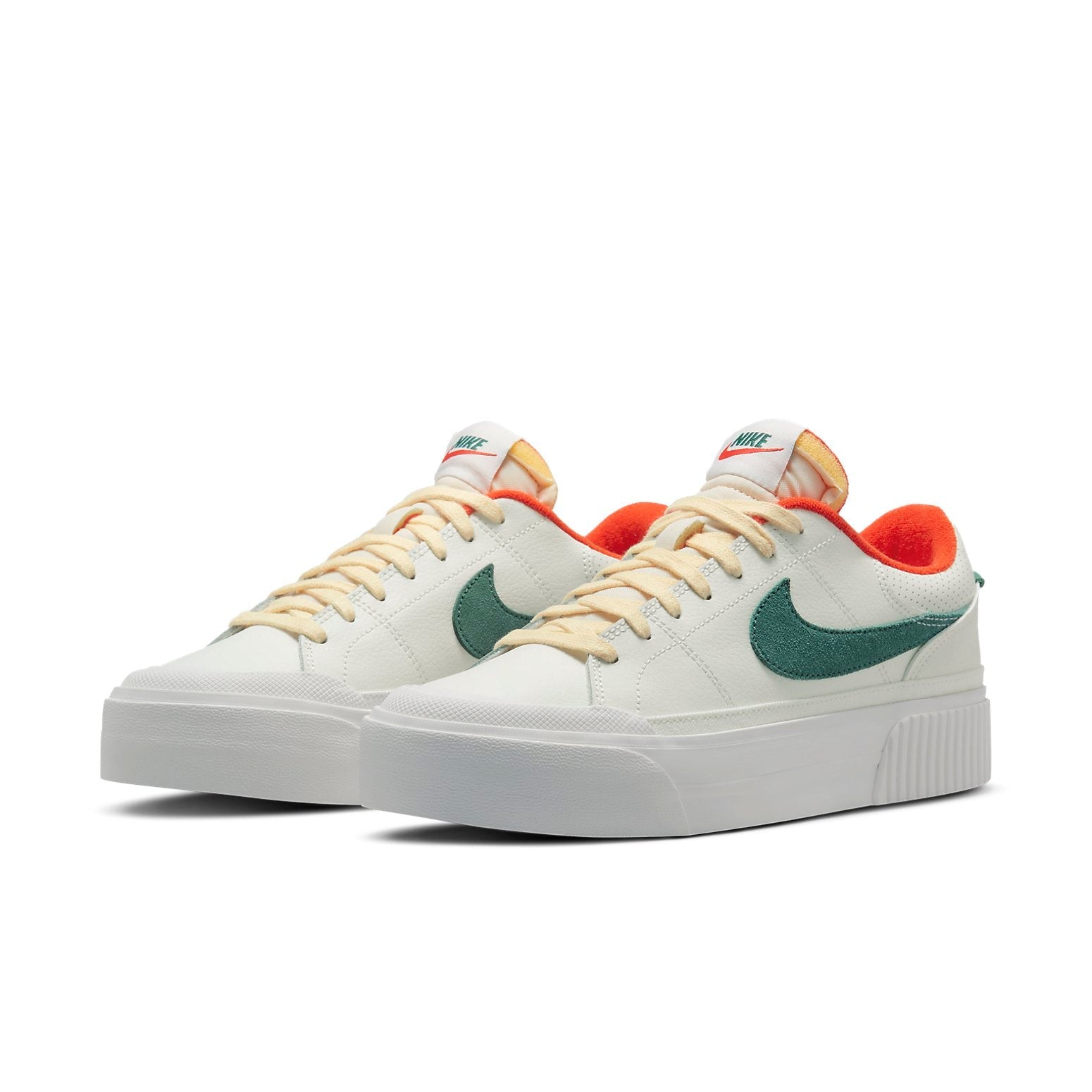 (WMNS) Nike Court Legacy Lift 'Cream White Green' FD0355-133