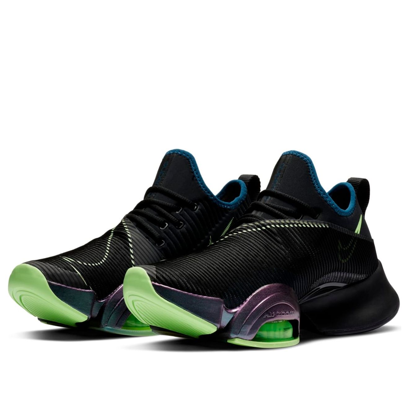 (WMNS) Nike Air Zoom SuperRep 'Black Lime Blast' BQ7043-034