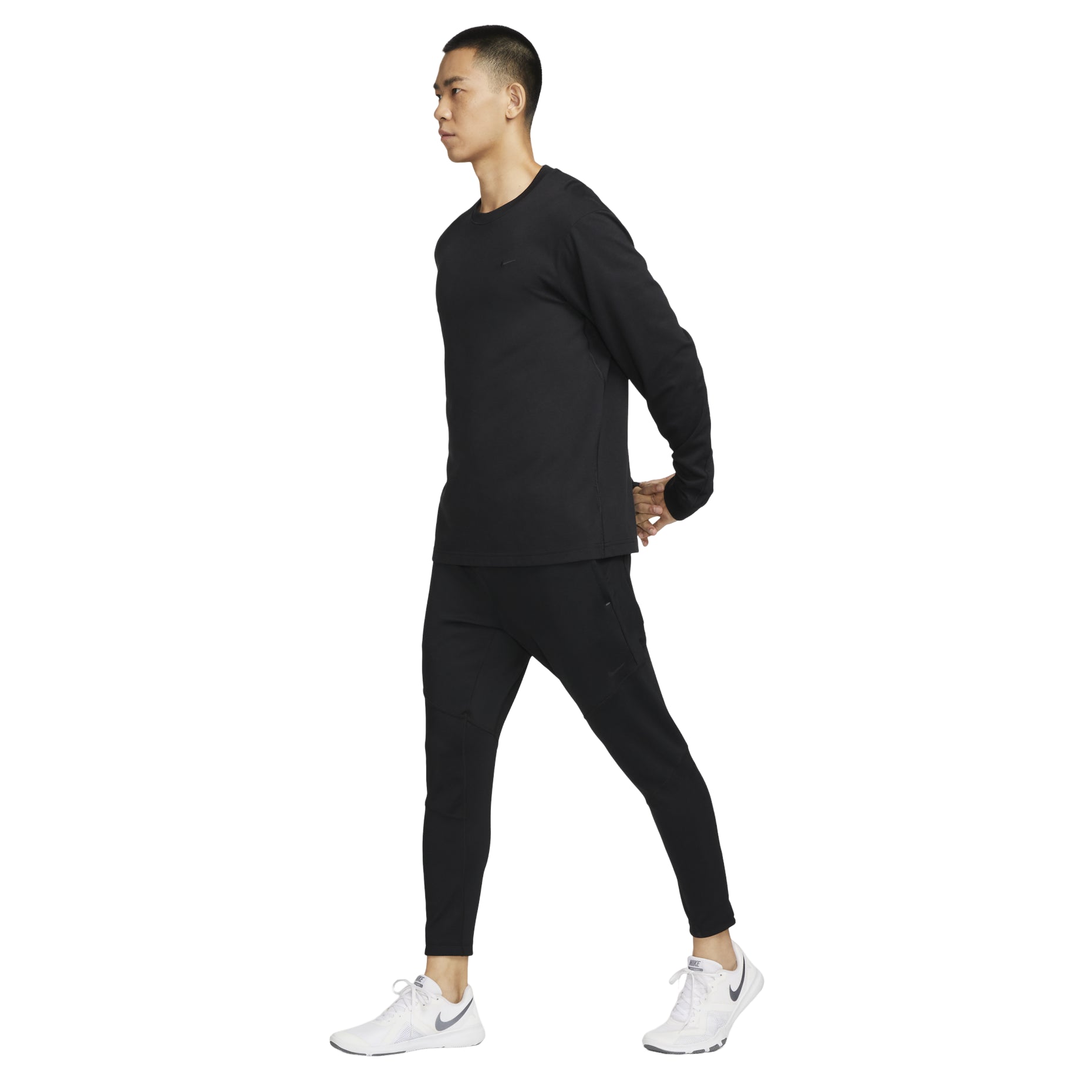 Nike Dri-FIT Primary Long Sleeve Top Asia Sizing 'Black' FB8586-010