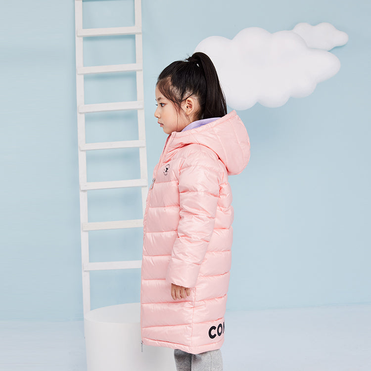 (PS) Converse Long Down Jacket Asia Sizing 'Pink Black' CV2242085GS-004
