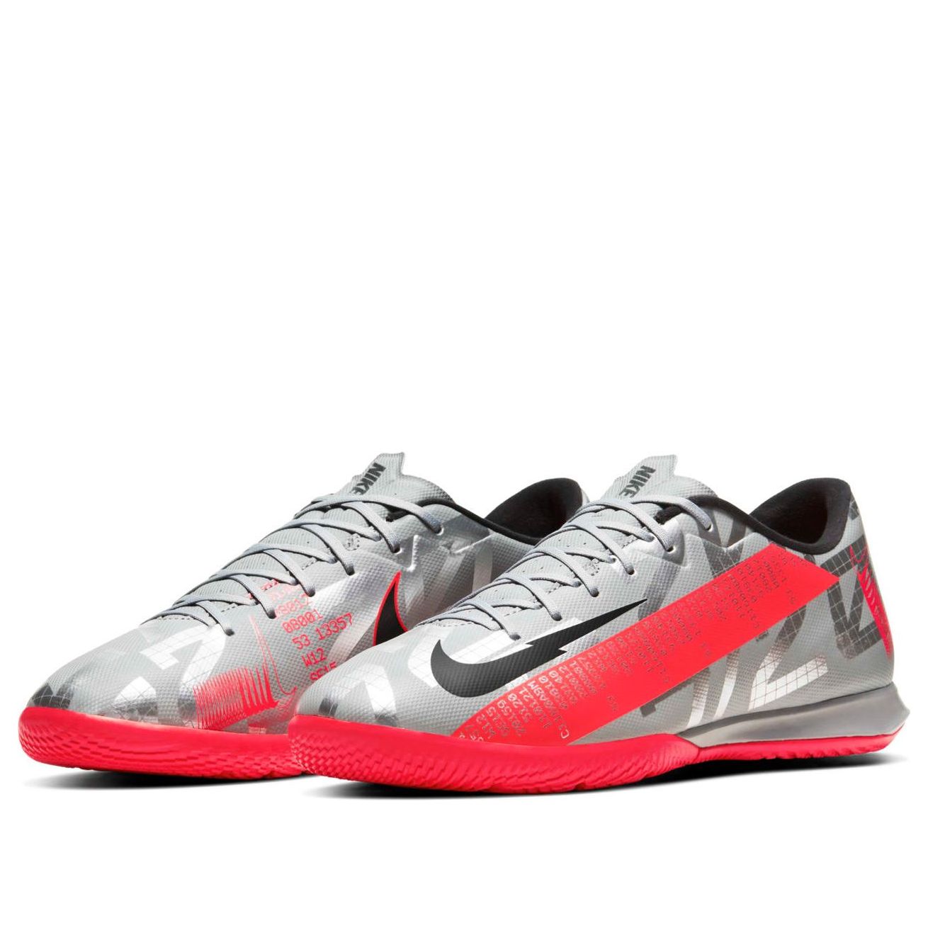 Nike Mercurial Vapor 13 Academy IC 'Silver Red' AT7993-906