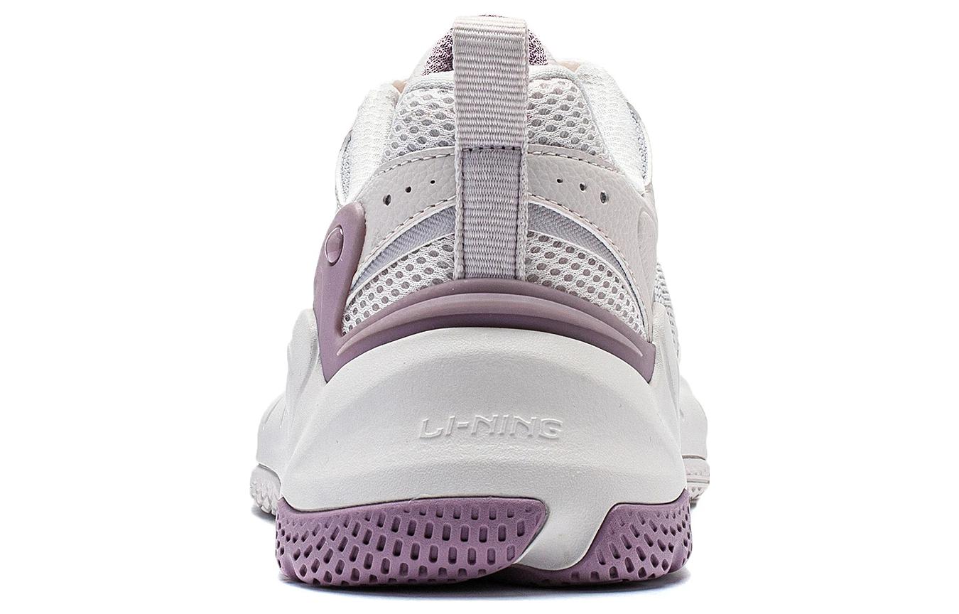 (WMNS) Li-Ning Coconut 'White Grey Purple' AGCT392-3