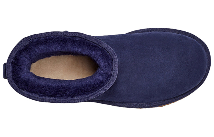 (WMNS) UGG Classic Mini Stud II Rivets Snow Boots Navy 1119101-MDL