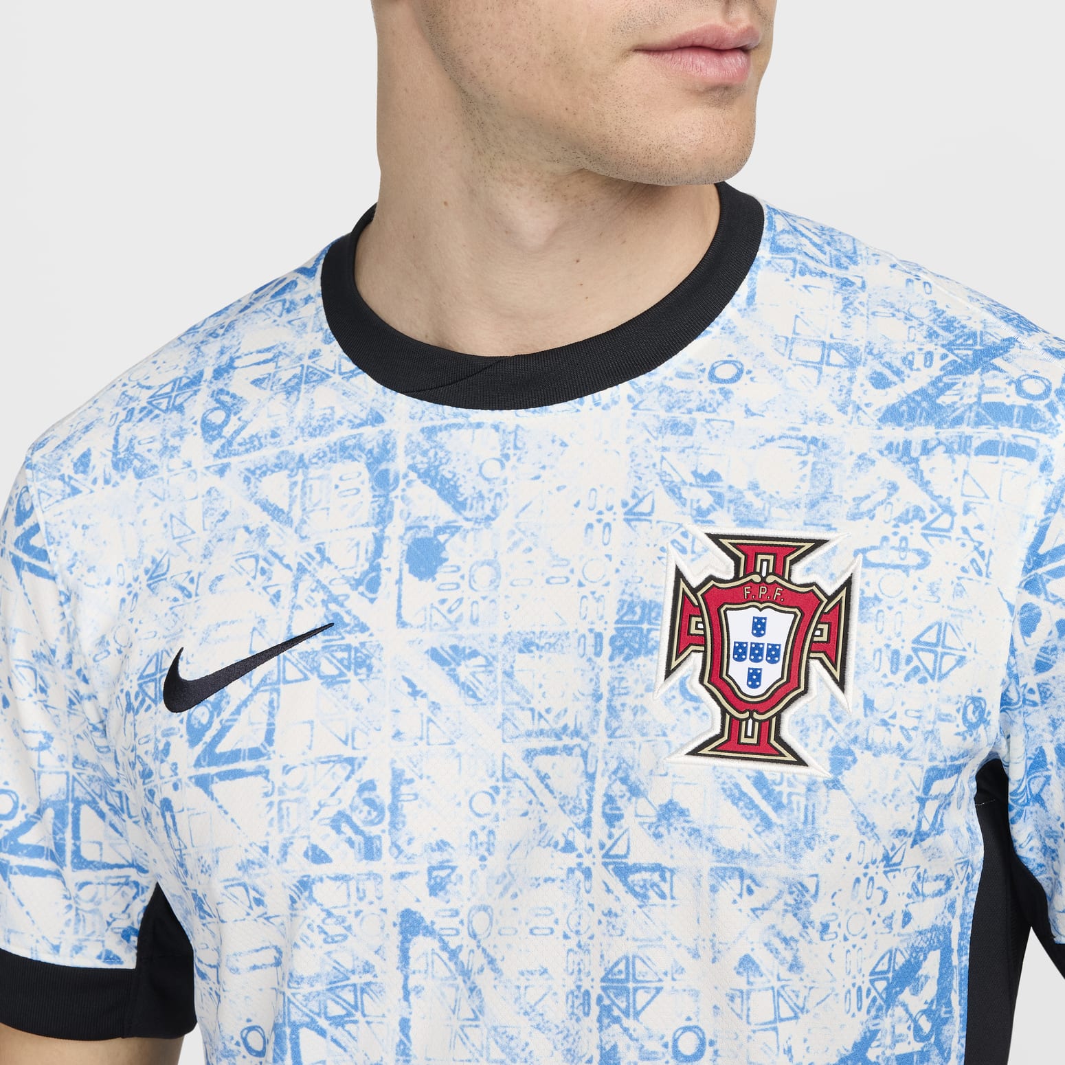 Nike Portugal Stadium Away Replica Soccer Jersey 'Blue' FJ4274-133