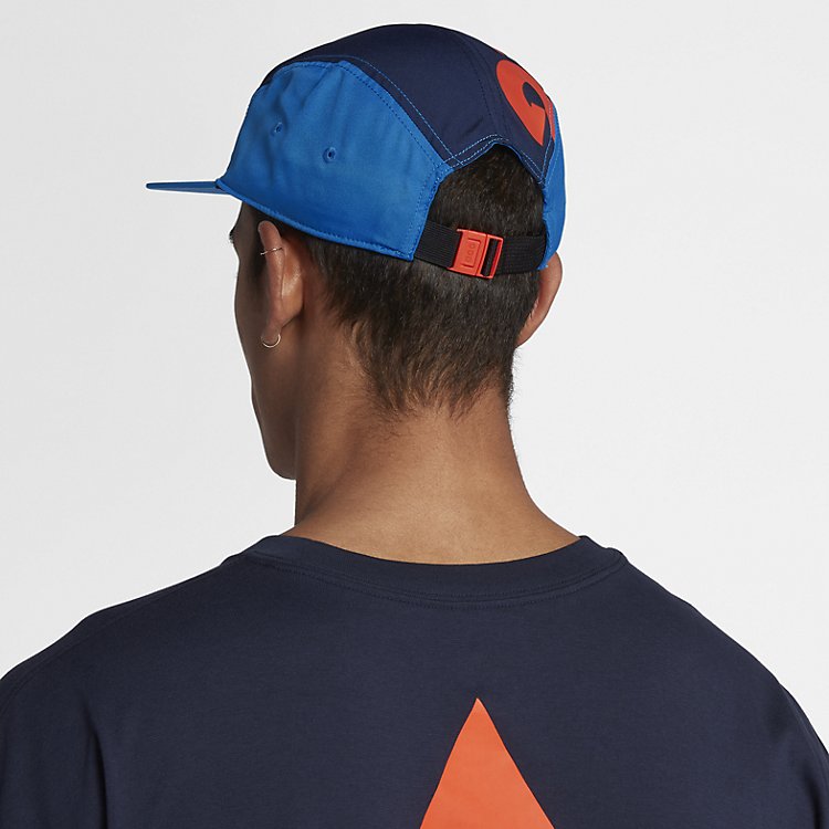 Nikr ACG Dry AW84 Strapback Cap 'Blue Habanero Red' AO2104-439