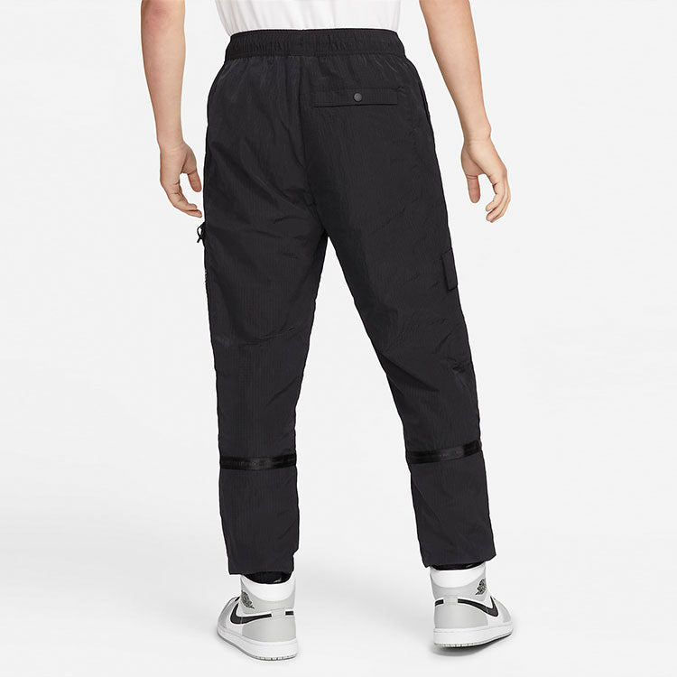 Men's Air Jordan SS22 23 Engineered Woven Casual Long Pants/Trousers Black DJ0237-010
